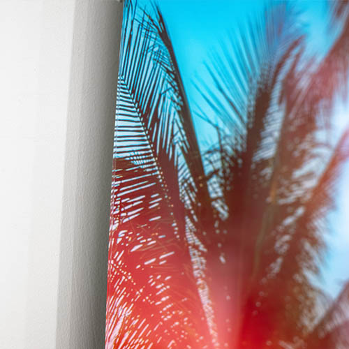 Printed utilizing six-color UV/LED heat cured inks