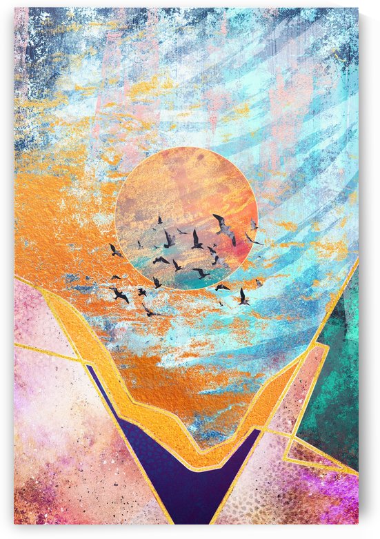 Abstract Sunset - Illustration VI by Art Design Works
