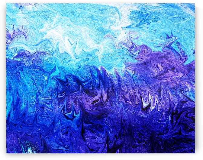 Sea Ocean Waves Coastal Beach House Nautical Decor X by Irina Sztukowski