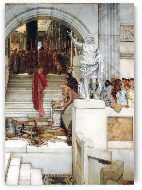 After the Audience by Alma-Tadema