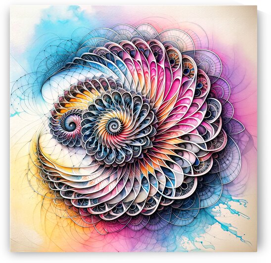 Colored Nautilus - GIA2401-0105-WAT by JordiCarrio