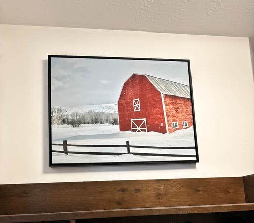 Canvas Print with Black Floating Frame FL-814-67