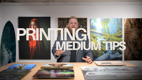 Transform your images into a masterpiece - Tips on printing medium