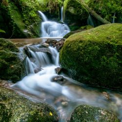 Small Waterfall in the German Black Forest