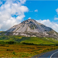Errigal Donegal Ireland. Errigal is the tallest Mountain in Donegal.