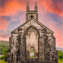 Old Church Dunlewy  Donegal.