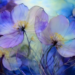 Dancing Viola Watercolor