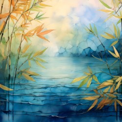 Mosiac Bamboo and Water