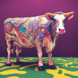 Vache coloree