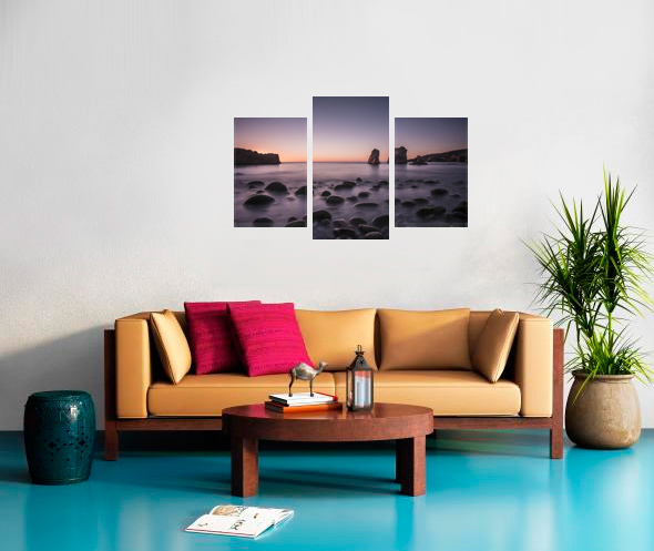 3 Cross Stretched  Split Canvas Print Canvas print
